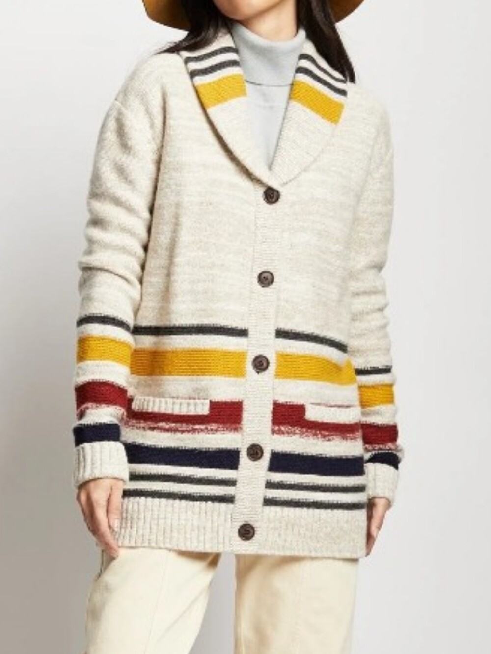 Pendleton Heritage Lambswool Cardigan Sweater